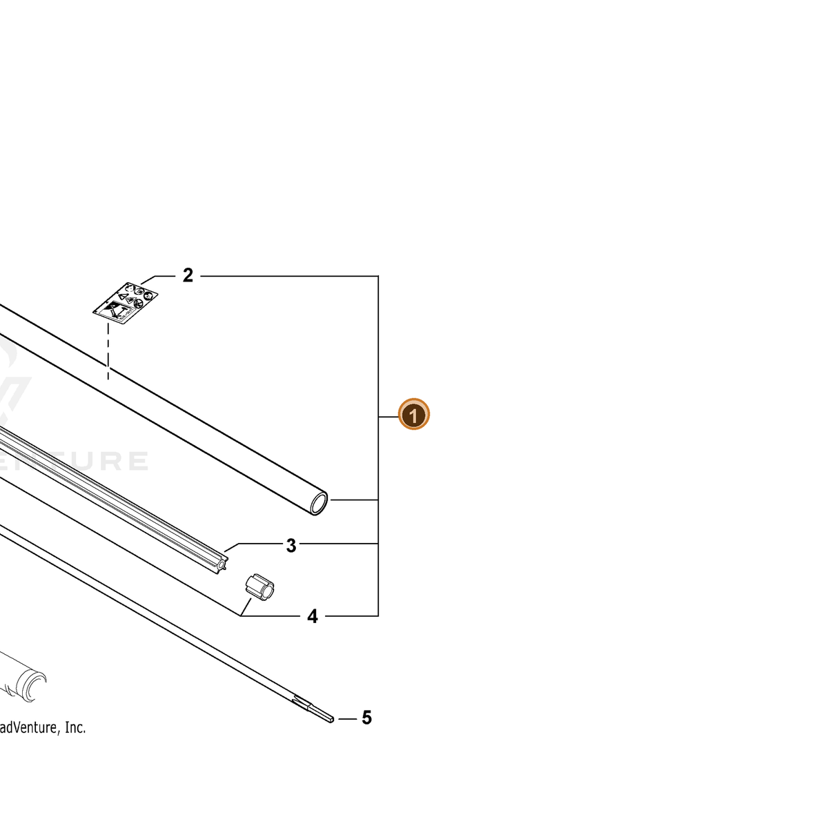 Echo part C050003920 — IPL diagram snippet (6x zoom, amber highlight)