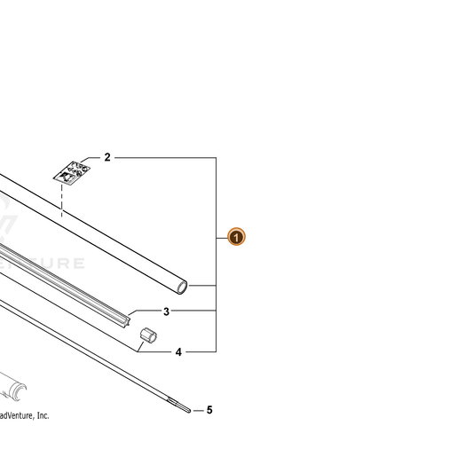 Echo part C050003920 — IPL diagram snippet (6x zoom, amber highlight)