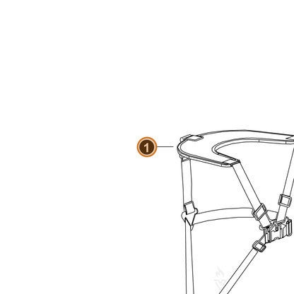 ECHO part C062000740 — IPL diagram snippet (6x zoom, amber highlight)