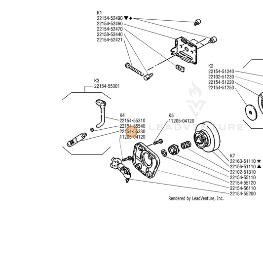 Echo part C209000050 — IPL diagram snippet (6x zoom, amber highlight)