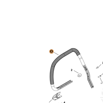 ECHO part C400001511 — IPL diagram snippet (6x zoom, amber highlight)
