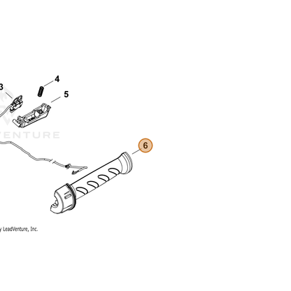 ECHO part C412000820 — IPL diagram snippet (6x zoom, amber highlight)