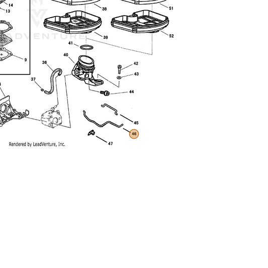 Echo part C454000290 — IPL diagram snippet (6x zoom, amber highlight)