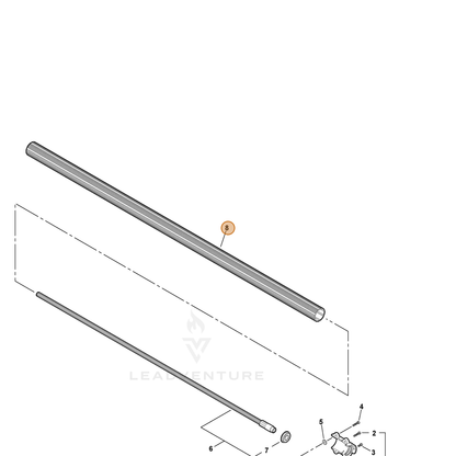 ECHO part C500000271 — IPL diagram snippet (6x zoom, amber highlight)
