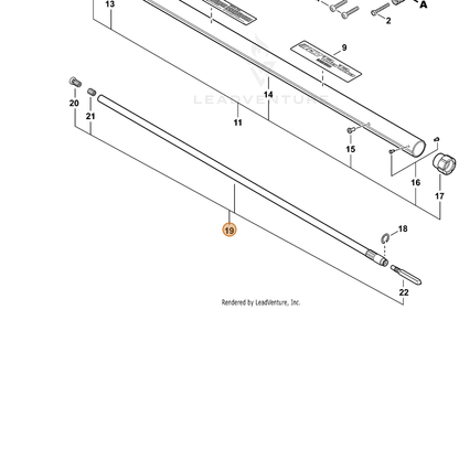 ECHO part C504000482 — IPL diagram snippet (6x zoom, amber highlight)