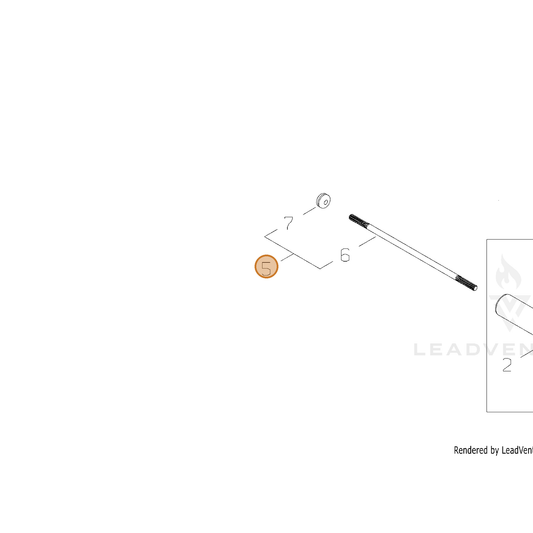 Echo part C504000891 — IPL diagram snippet (6x zoom, amber highlight)