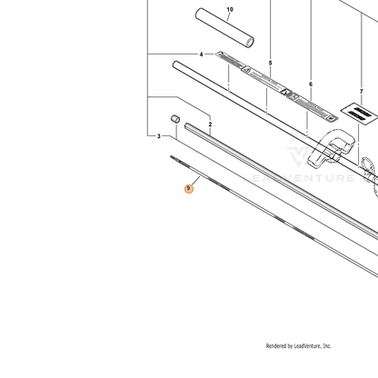 ECHO part C506000360 — IPL diagram snippet (6x zoom, amber highlight)