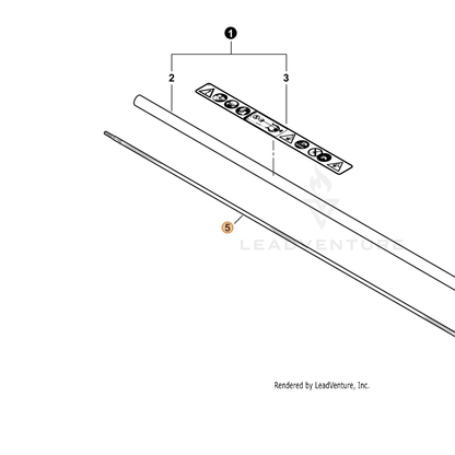 ECHO part C506000390 — IPL diagram snippet (6x zoom, amber highlight)