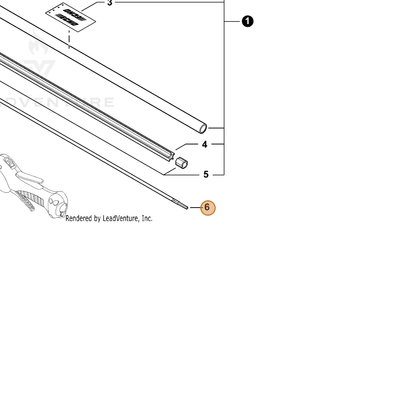 ECHO part C506000630 — IPL diagram snippet (6x zoom, amber highlight)