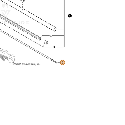 ECHO part C506000700 — IPL diagram snippet (6x zoom, amber highlight)