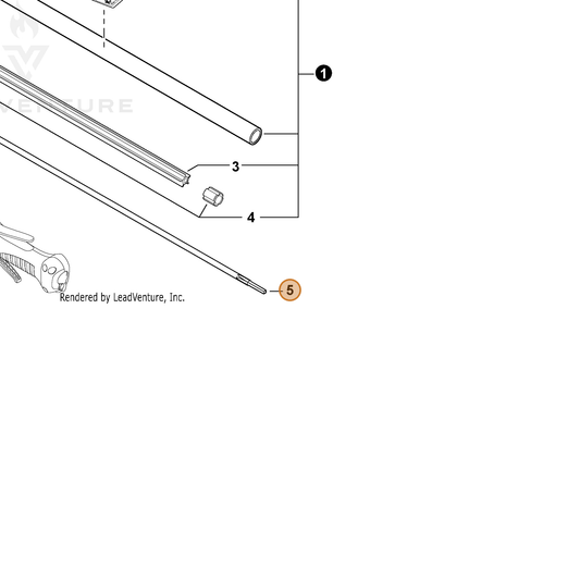 ECHO part C506000700 — IPL diagram snippet (6x zoom, amber highlight)