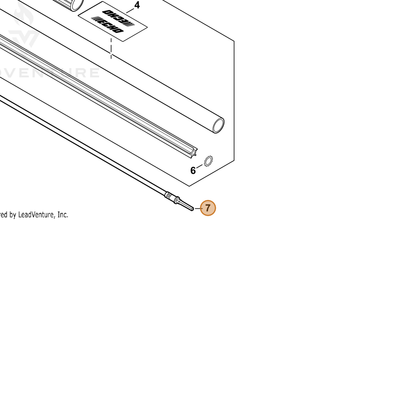 ECHO part C506000710 — IPL diagram snippet (6x zoom, amber highlight)
