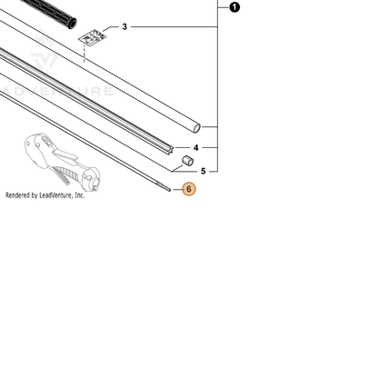 ECHO part C506000720 — IPL diagram snippet (6x zoom, amber highlight)