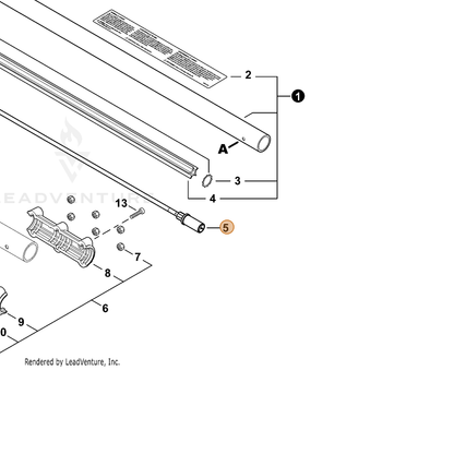 ECHO part C506000750 — IPL diagram snippet (6x zoom, amber highlight)