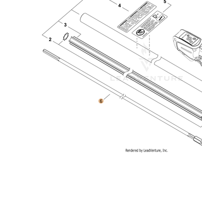 ECHO part C506000830 — IPL diagram snippet (6x zoom, amber highlight)