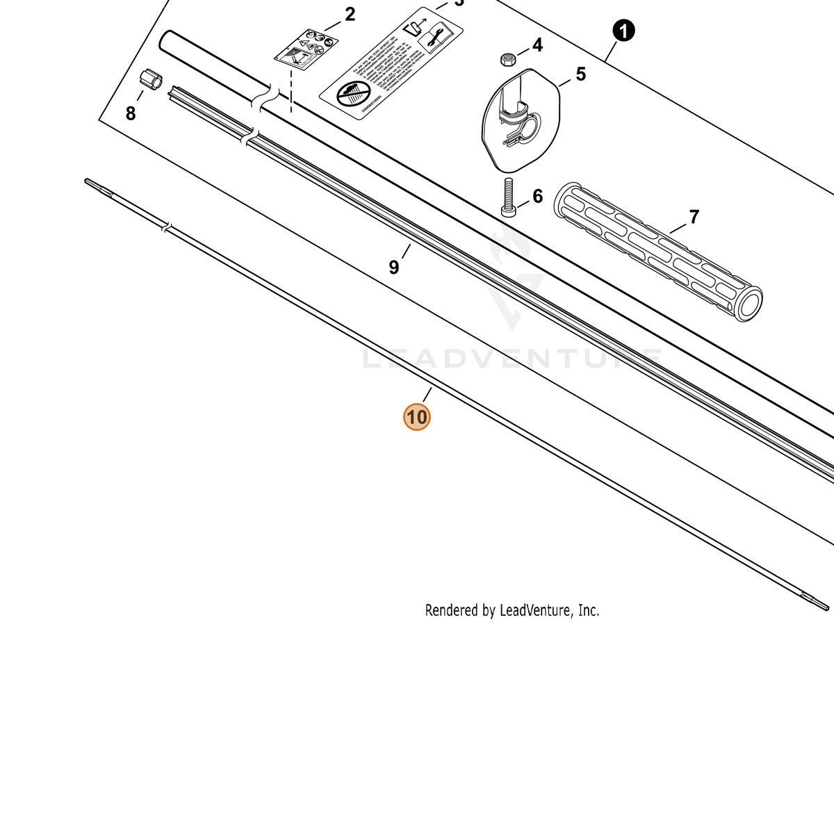ECHO part C506000840 — IPL diagram snippet (6x zoom, amber highlight)
