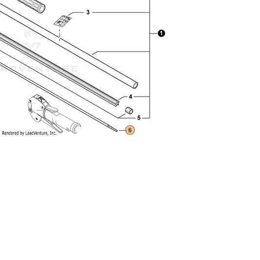 Echo part C506000860 — IPL diagram snippet (6x zoom, amber highlight)