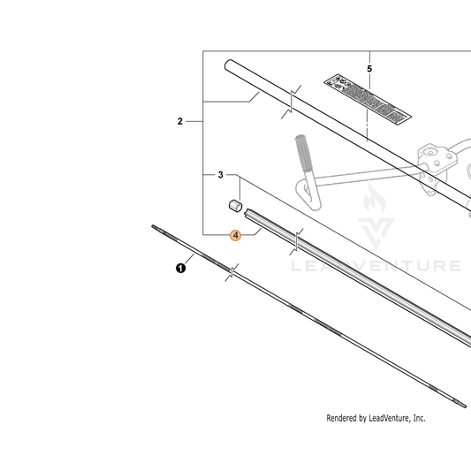 Echo part C507000430 — IPL diagram snippet (6x zoom, amber highlight)