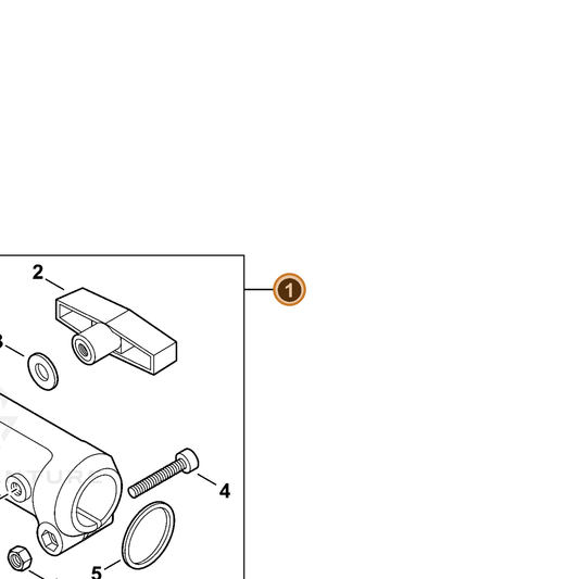 ECHO part C510000330 — IPL diagram snippet (6x zoom, amber highlight)