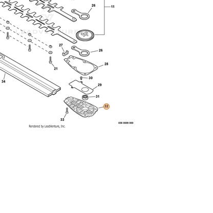 ECHO part C531000420 — IPL diagram snippet (6x zoom, amber highlight)