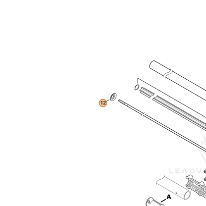 ECHO part C560000150 — IPL diagram snippet (6x zoom, amber highlight)