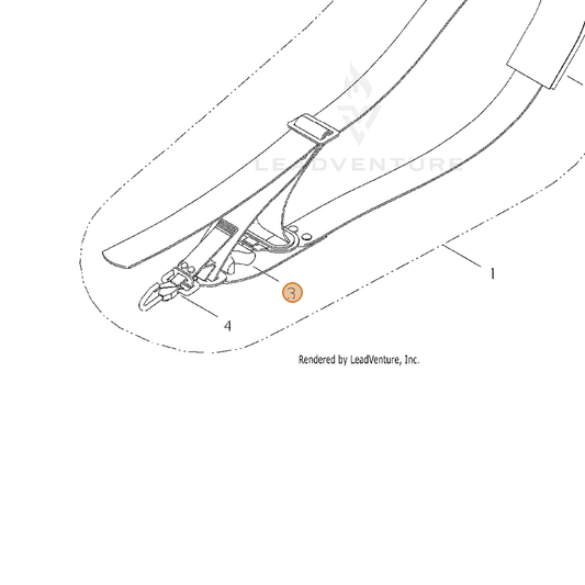 Echo part C645000010 — IPL diagram snippet (6x zoom, amber highlight)