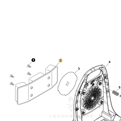 ECHO part C652000100 — IPL diagram snippet (6x zoom, amber highlight)