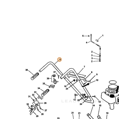 ECHO part C701000970 — IPL diagram snippet (6x zoom, amber highlight)