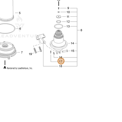 ECHO part CN011246 — IPL diagram snippet (6x zoom, amber highlight)