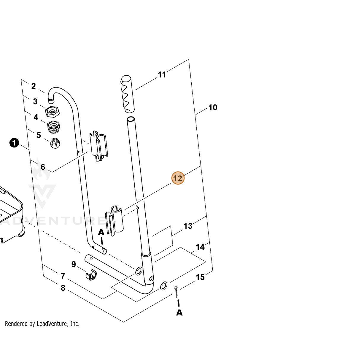 ECHO part CN011339 — IPL diagram snippet (6x zoom, amber highlight)