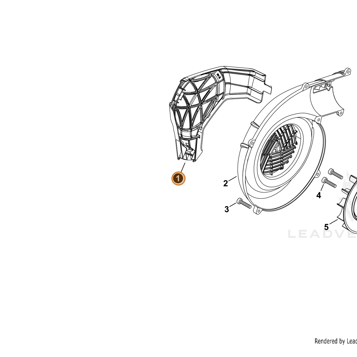 ECHO part E104000270 — IPL diagram snippet (6x zoom, amber highlight)