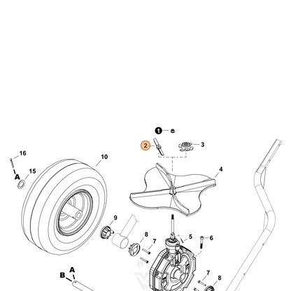 ECHO part E156000020 — IPL diagram snippet (6x zoom, amber highlight)