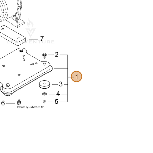 Echo part E202000140 — IPL diagram snippet (6x zoom, amber highlight)