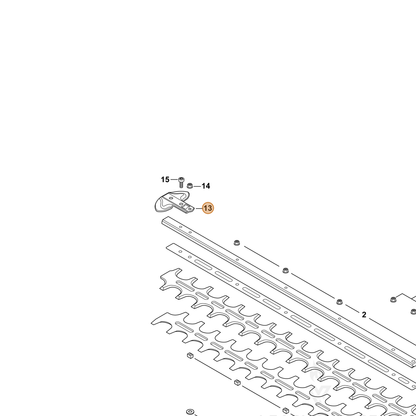 ECHO part E278000311 — IPL diagram snippet (6x zoom, amber highlight)