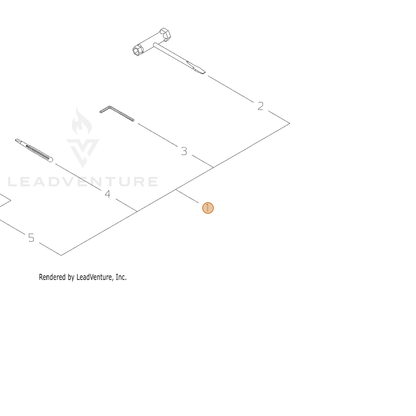 ECHO part P021043470 — IPL diagram snippet (6x zoom, amber highlight)