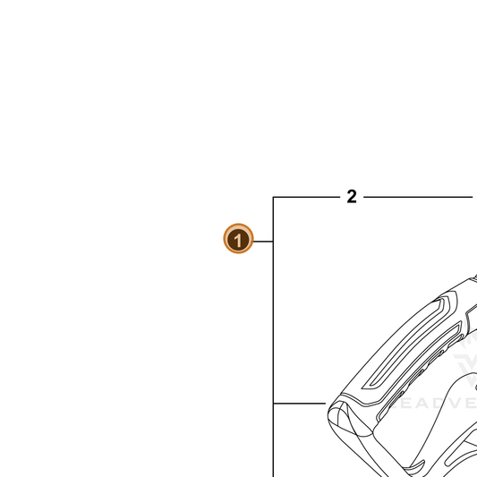 Echo part P021055780 — IPL diagram snippet (6x zoom, amber highlight)
