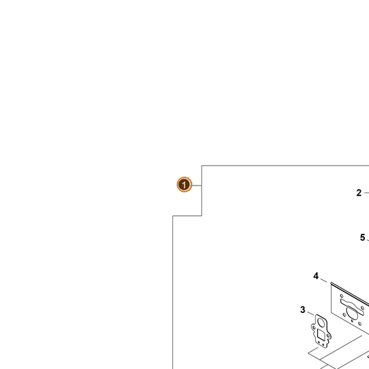 Echo part SB1130 — IPL diagram snippet (6x zoom, amber highlight)