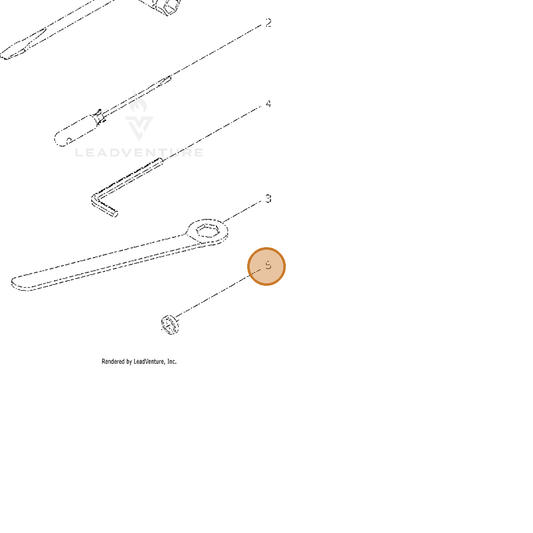 Echo part V360000380 — IPL diagram snippet (6x zoom, amber highlight)