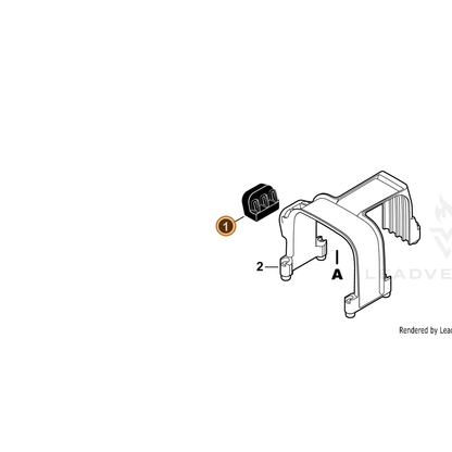 ECHO part V420004620 — IPL diagram snippet (6x zoom, amber highlight)