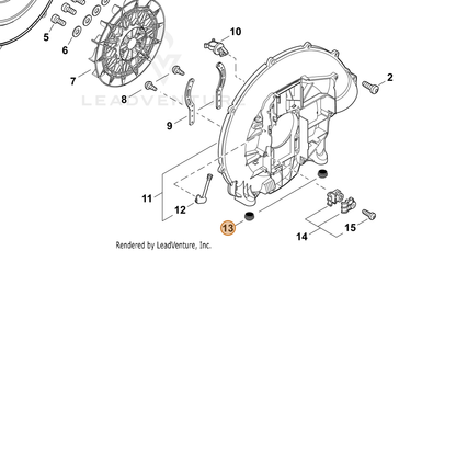 ECHO part V420005680 — IPL diagram snippet (6x zoom, amber highlight)
