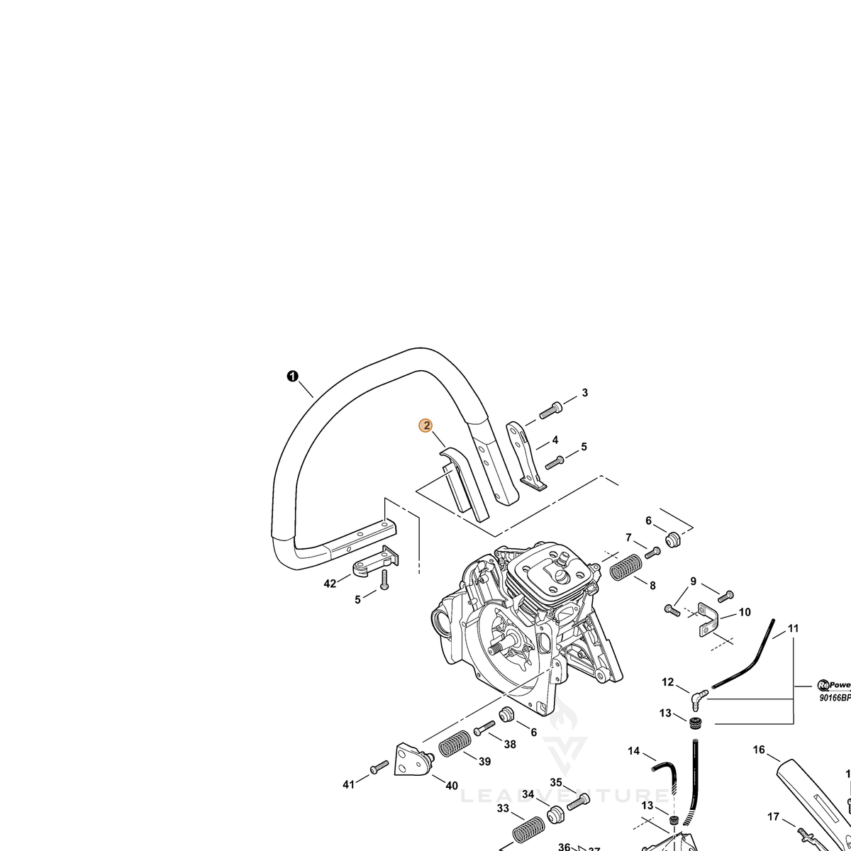 ECHO part V456000280 — IPL diagram snippet (6x zoom, amber highlight)