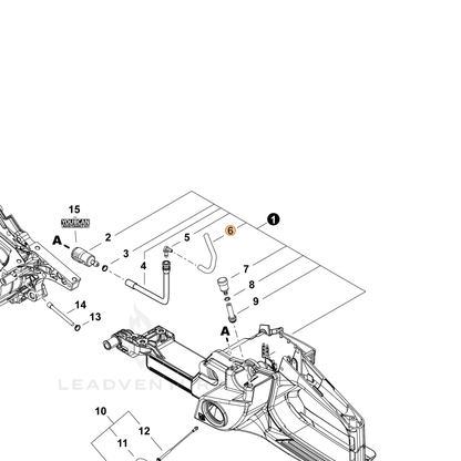 ECHO part V471005680 — IPL diagram snippet (6x zoom, amber highlight)
