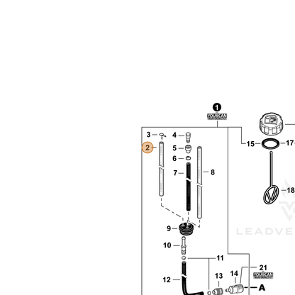 ECHO part V471005720 — IPL diagram snippet (6x zoom, amber highlight)