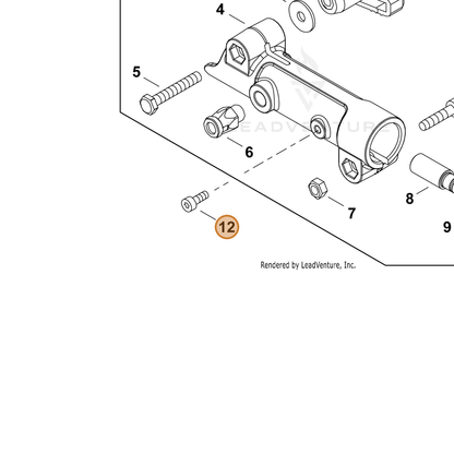 ECHO part V805000130 — IPL diagram snippet (6x zoom, amber highlight)