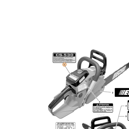 ECHO part X503009070 — IPL diagram snippet (6x zoom, amber highlight)