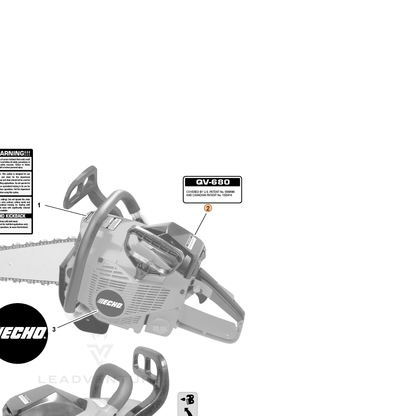 ECHO part X503009560 — IPL diagram snippet (6x zoom, amber highlight)
