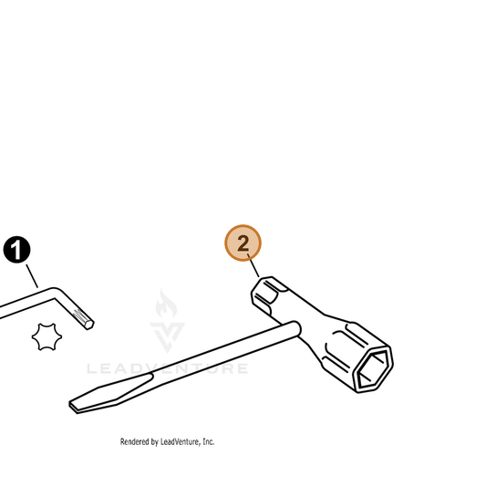 ECHO part X601000030 — IPL diagram snippet (6x zoom, amber highlight)
