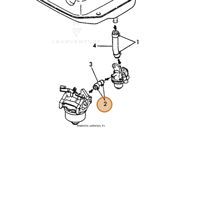 ECHO part Y12472259050 — IPL diagram snippet (6x zoom, amber highlight)
