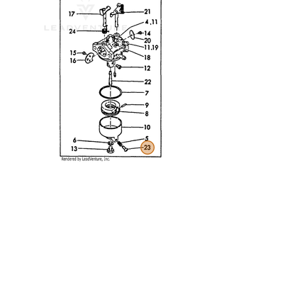 ECHO part Y16061056900 — IPL diagram snippet (6x zoom, amber highlight)