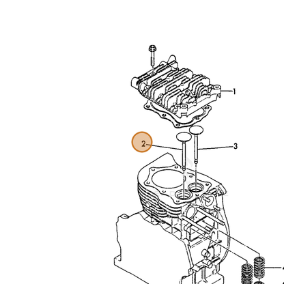 ECHO part Y16091011100 — IPL diagram snippet (6x zoom, amber highlight)